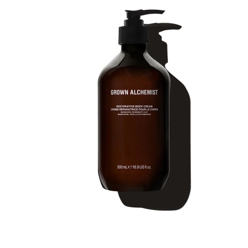 New, unopened Grown Alchemist body cream, 500ml size. Mandarin and rosemary leaf